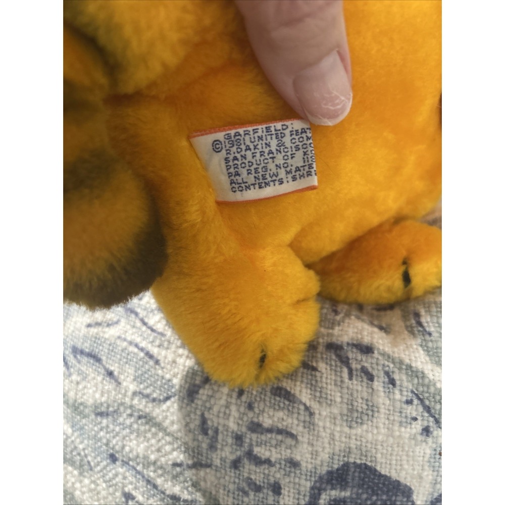 Vintage Dakin Garfield Sitting The Cat Plush Toy Stuffed Animal 1981 13in - Picture 11 of 16